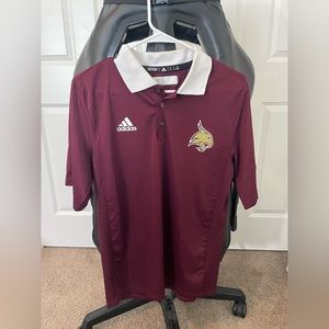 Adidas Climalite Golf Polo College Texas State Bobcat